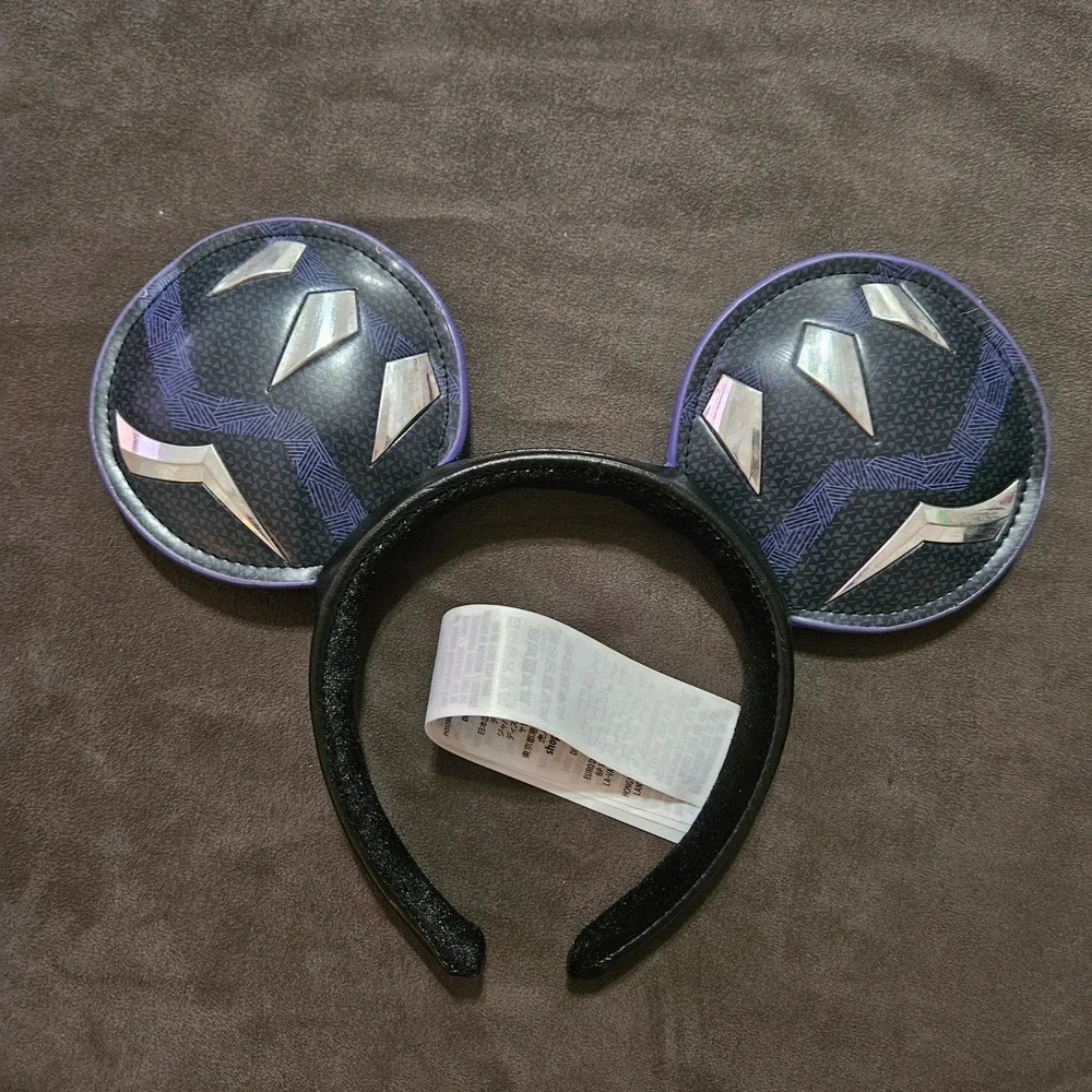 Disney Parks Marvel Black Panther Wakanda Forever Mickey Ears Headband